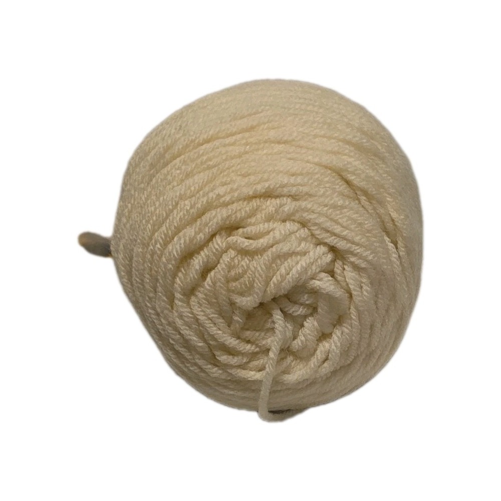 Red Heart The Pounder Yarn Cream No Dye  Worsted Acrylic